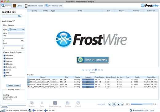 FrostWire 4.21.8    