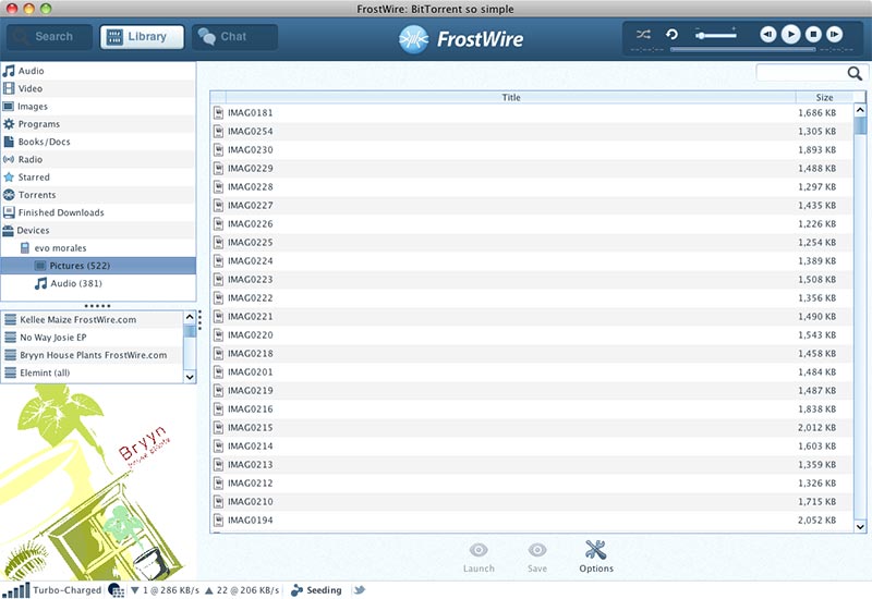 frostwire music downloads legal