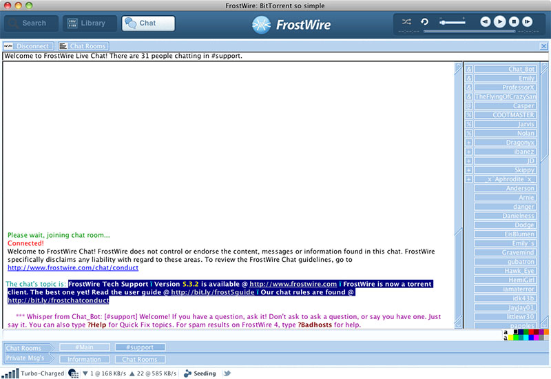 FrostWire.com Official Site - BitTorrent App, Media Player, Wi-Fi ...